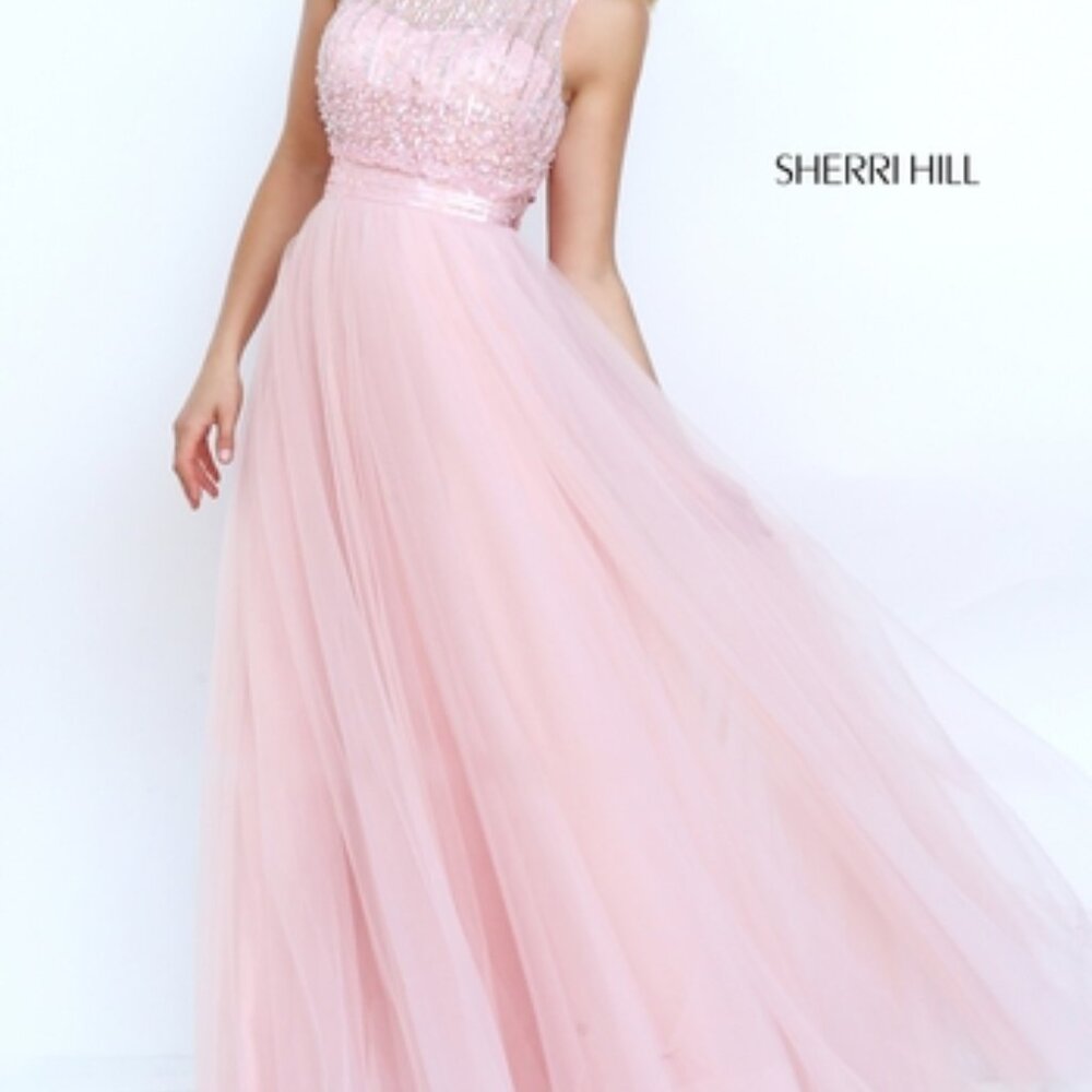 SHERRI HILL 50258 BLUSH  size 2